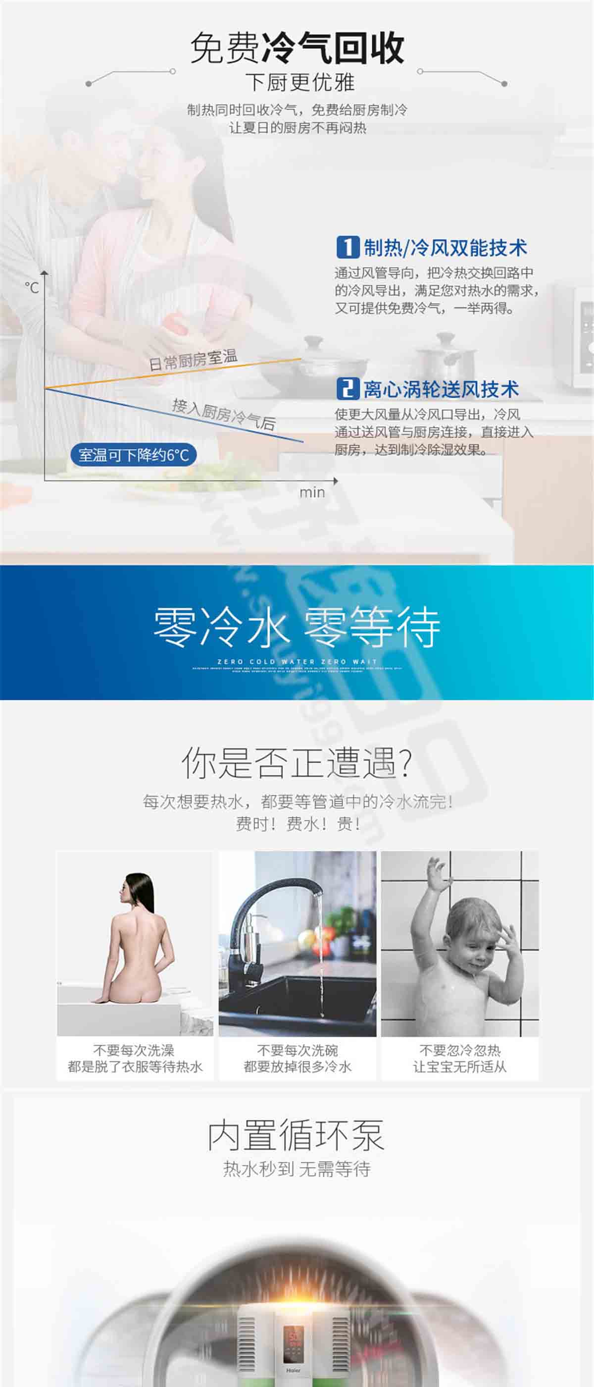 海爾（Haier）尊享 空氣能熱水器 200L升家用